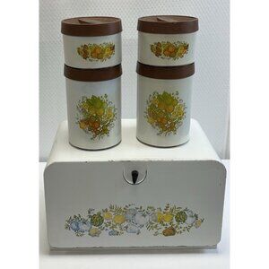 VTG/Retro/Boho Lincoln Metal Canister Set Spice of Life Lot 🤍
